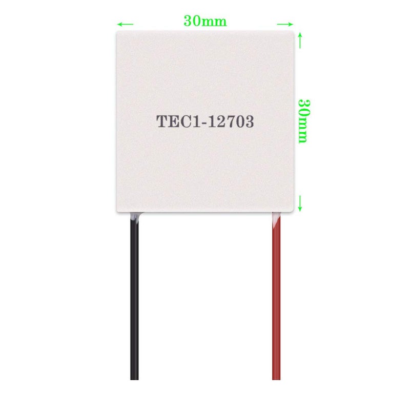 CentIoT - Slim TEC1-12703 12V 3A Thermoelectric Cooler Generator Peltier heatsink 30mm*30mm - Image 5