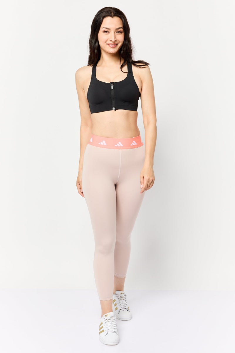 Adidas Women Sportswear Fit Sleeveless Training Sports Bra, Black - Image 4