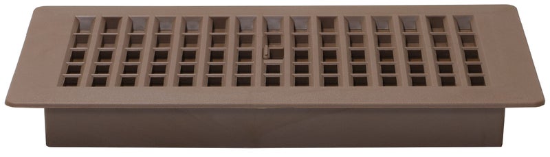 Decor Grates PL410-OB 4-Inch by 10-Inch Plastic Floor Register, Oak Brown - Image 3