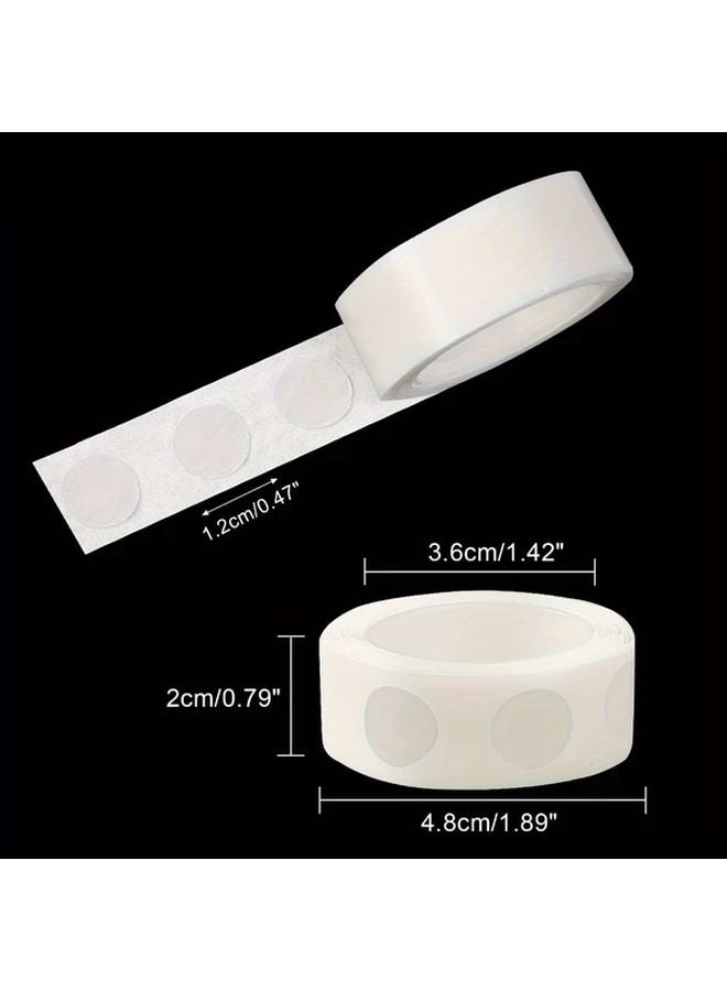 5 Rolls 500pcs Double Sided Adhesive Dots Easy Peel Removable for Crafts Wedding Decor - Image 4
