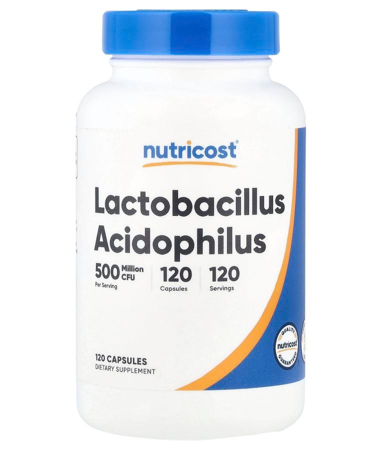 Lactobacillus Acidophilus 50 mg (500 Million CFU) 120 Capsules