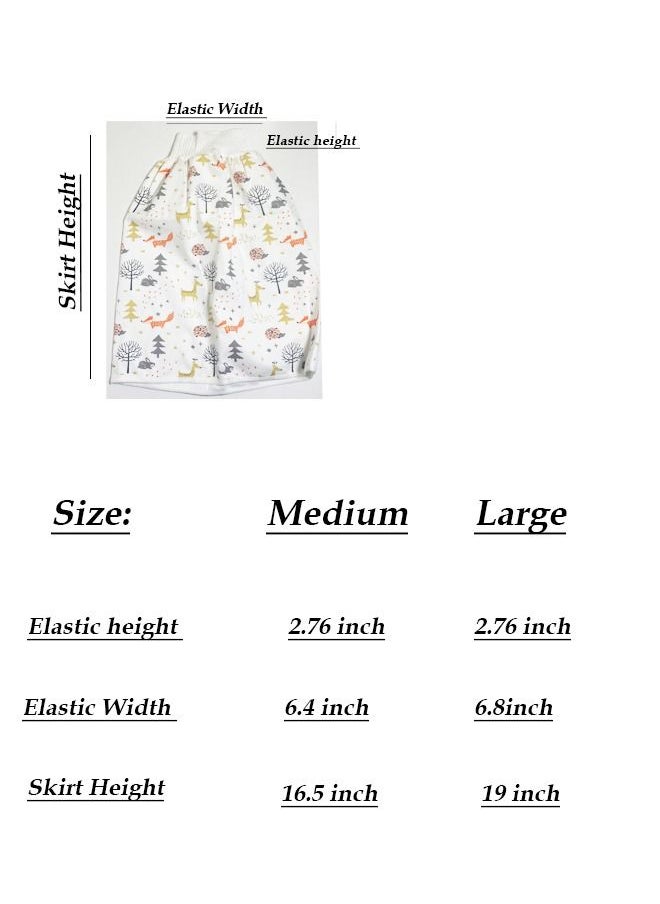 Yameem Toddler Training Washable Waterproof Diaper Skirt  - Image 2