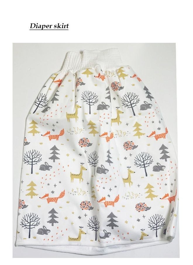 Yameem Toddler Training Washable Waterproof Diaper Skirt  - Image 1