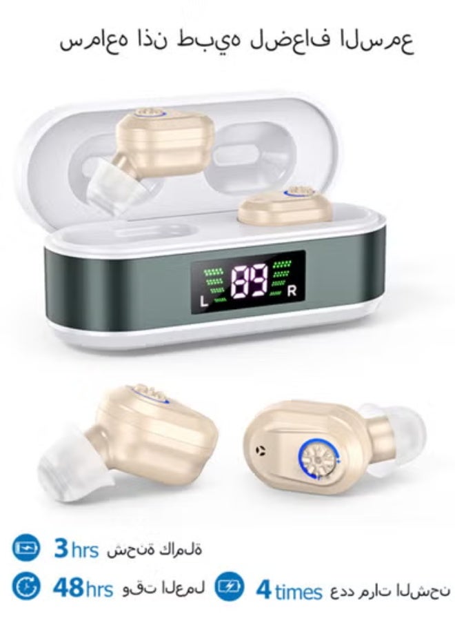 chiteng Hearing Aid Device for Adults Seniors, Hearing Aid Rechargeable Sound Amplifier with Noise Cancelling - Image 1