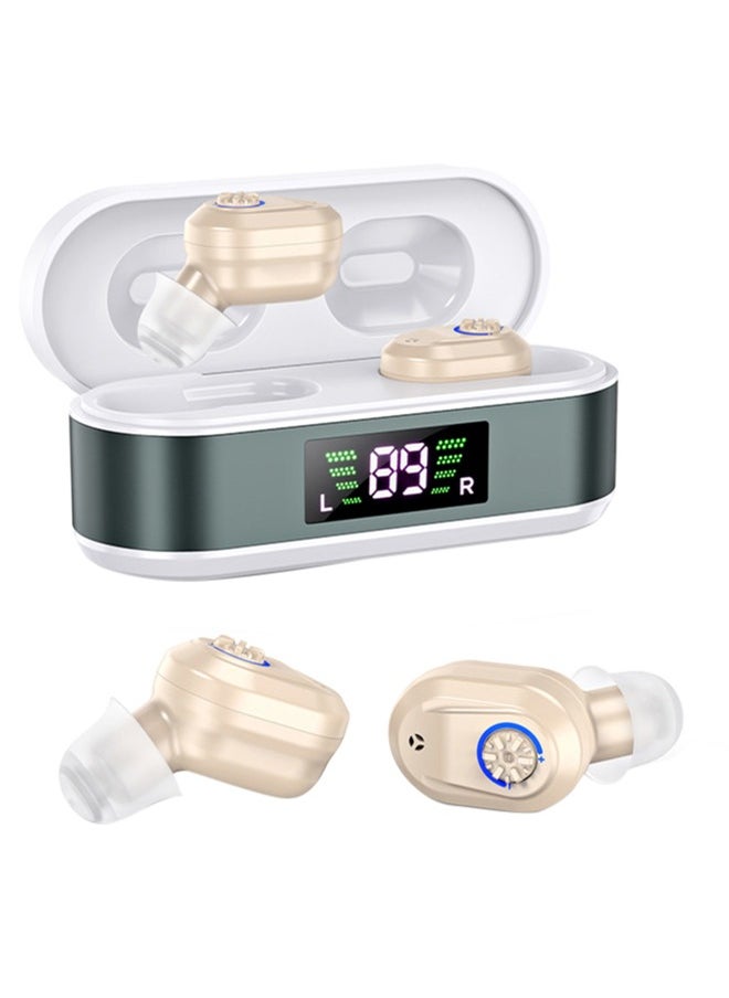 chiteng Hearing Aid Device for Adults Seniors, Hearing Aid Rechargeable Sound Amplifier with Noise Cancelling  - Image 1