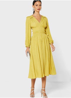 ELLA Shirred Detail Dress  - Image 4