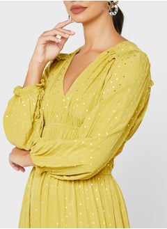 ELLA Shirred Detail Dress  - Image 3