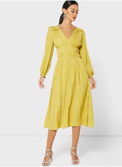 ELLA Shirred Detail Dress  - Image 1