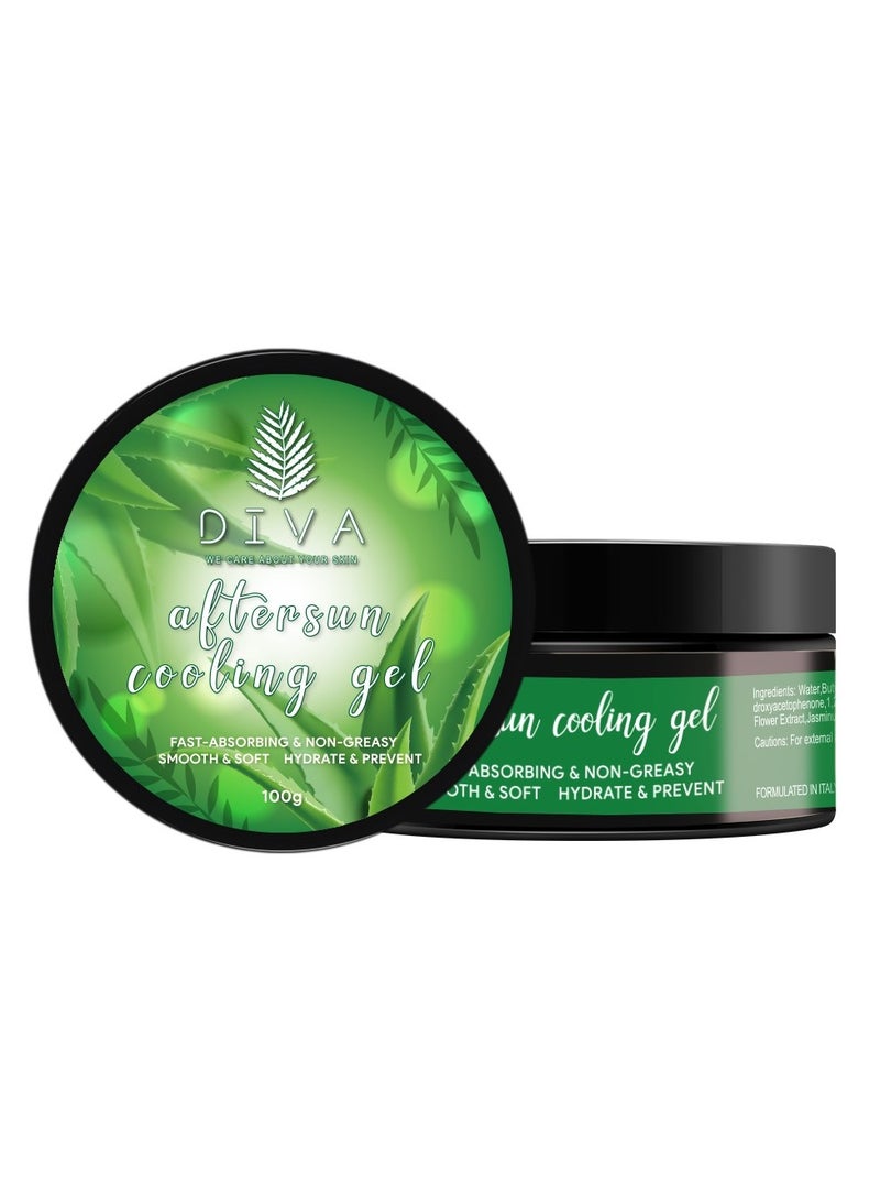 Diva After sun cooling gel 100g - Image 1