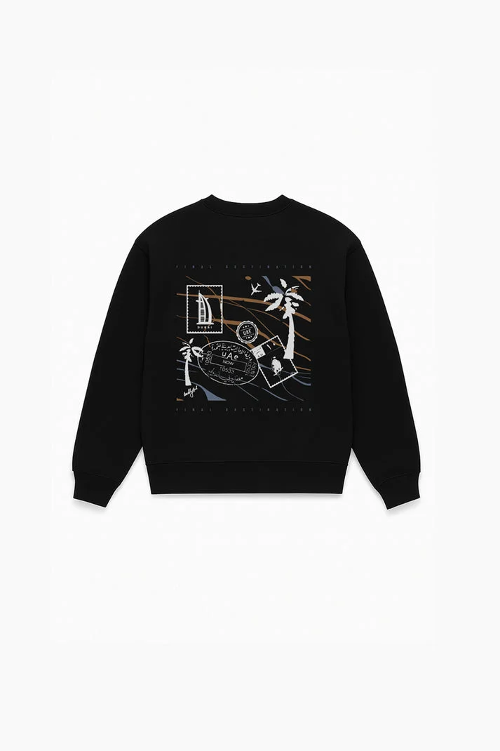 Terribly Real MINI UAE Verified Black Sweatshirt