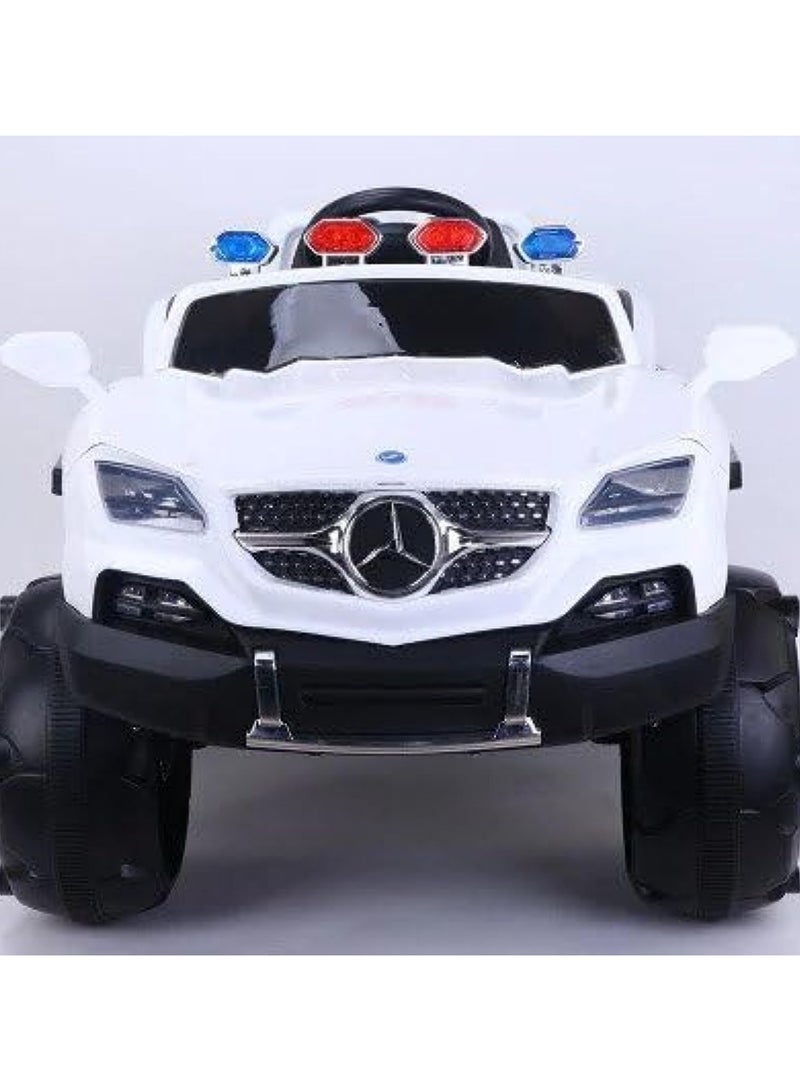 سيارة ركوب كهربائية بـ6 محركات للاطفال، 4 × 4 سيارة ركوب كهربائية متعددة الالوان للاطفال، (ابيض) - Image 1