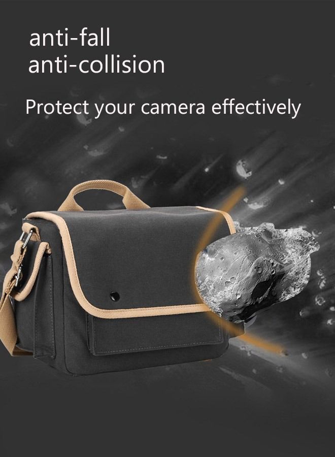 DUNISO Camera Bag Padded Camera Shoulder Bag for Photographers, Waterproof Camera Bags & Cases for SLR DSLR, Lenses, Accessories  - Image 5