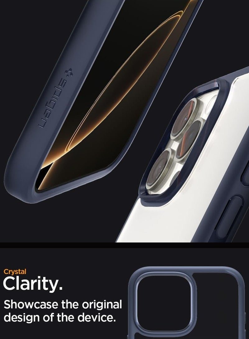 Spigen غطاء حماية ألترا هايبرد لهاتف آيفون 16 برو ماكس (2024) - أزرق داكن - Image 4