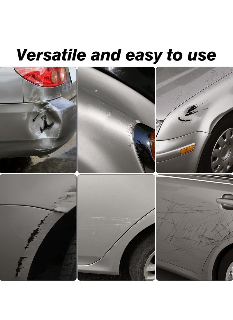 Generic - 4 Pack Car Scratch Repair Kit - 2 in 1 Touch Up Paint Pen for Deep & Minor Scratches, Easy Car Scratch Remover, Grey Color - Image 1