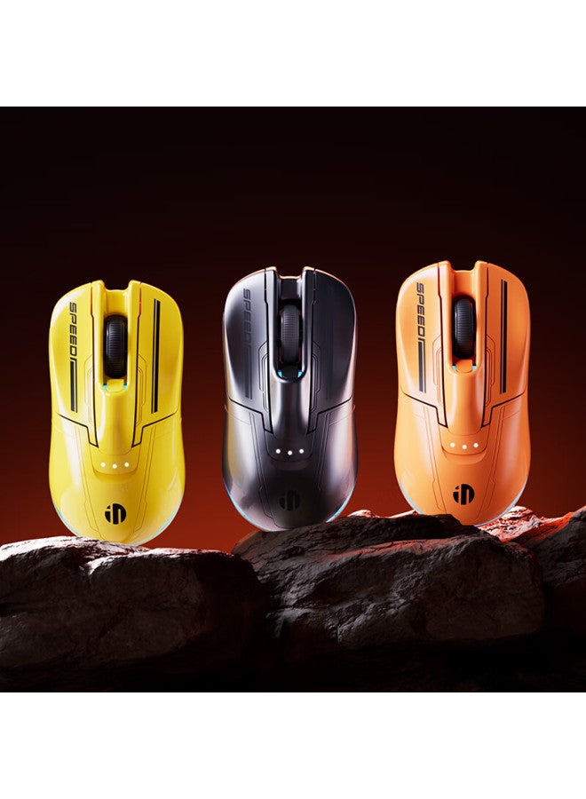 Inphic X6 Wireless Bluetooth Mouse Ergonomic Portable Office Gaming Laptop Computer Mouse Metal Gray