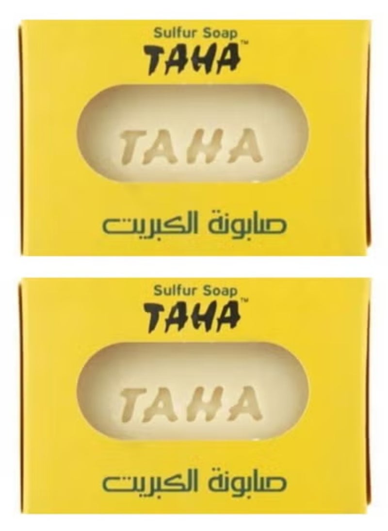 TAHA - Two Pieces Of Sulfur Soap 2x125g - Image 1