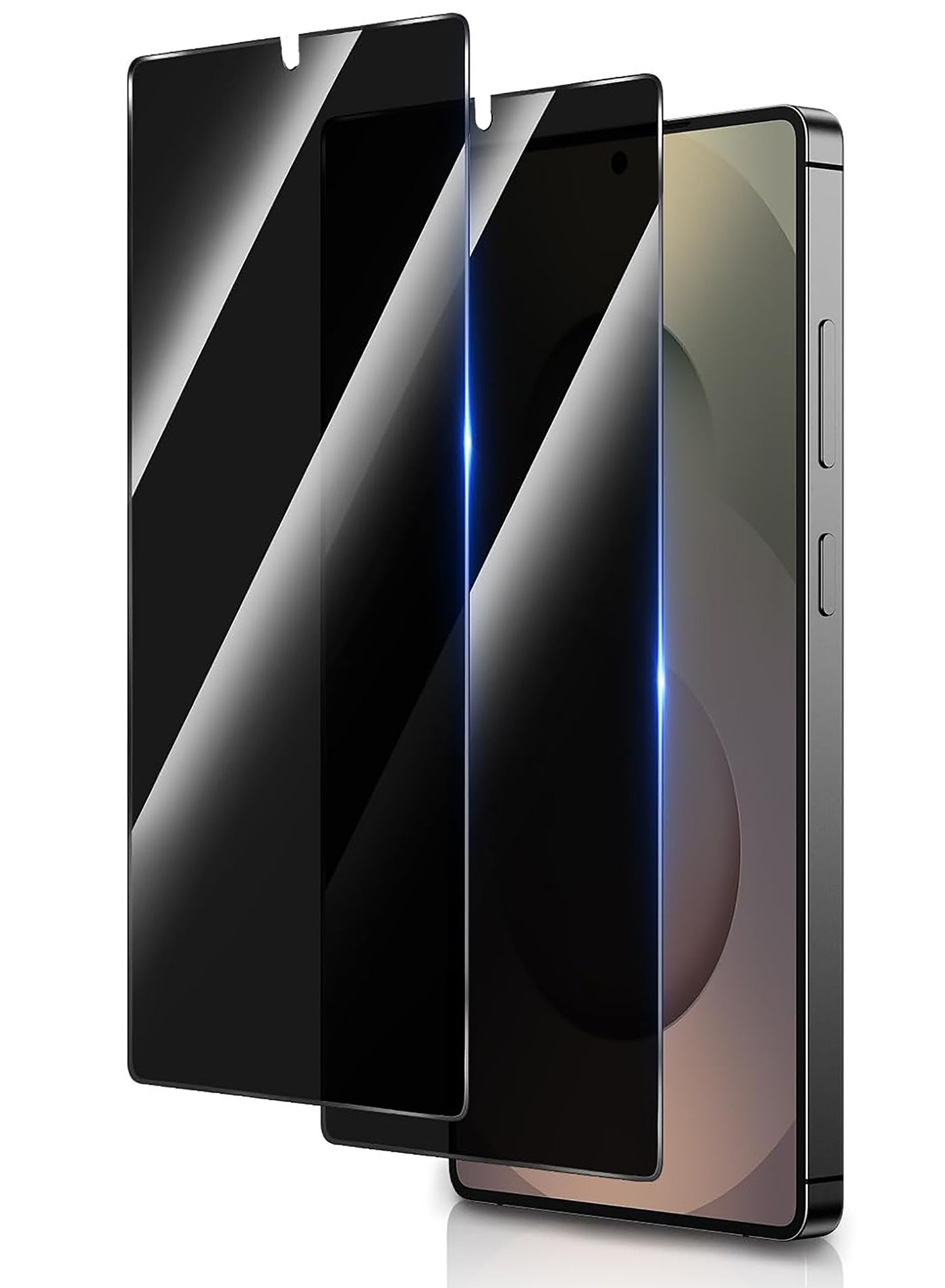 2 Pack Samsung Galaxy S25 Edge Privacy Screen Protector,Support Fingerprint Unlock Screen Protector for Samsung Galaxy S25 Edge,High hardness Tempered Glass Film,Anti-Scratch Case