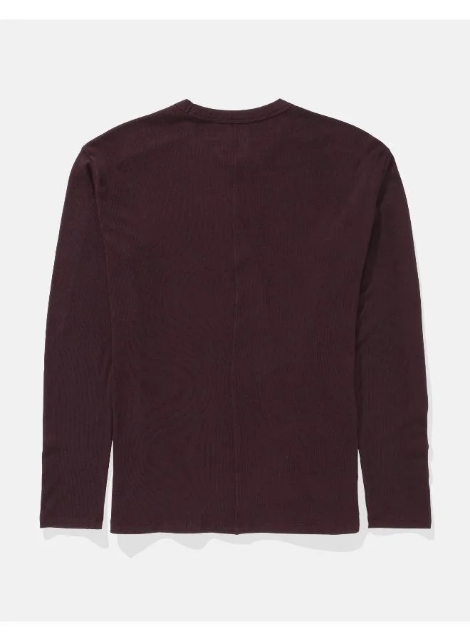 American Eagle AE Plush Long-Sleeve T-Shirt