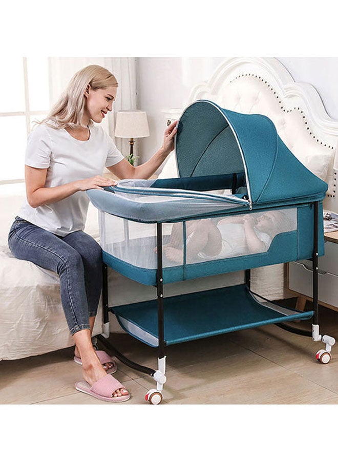 Kidle 4-In-1 Multi-Functional Foldable Portable Baby Bed Smart Cot With Mosquito Net - Image 3