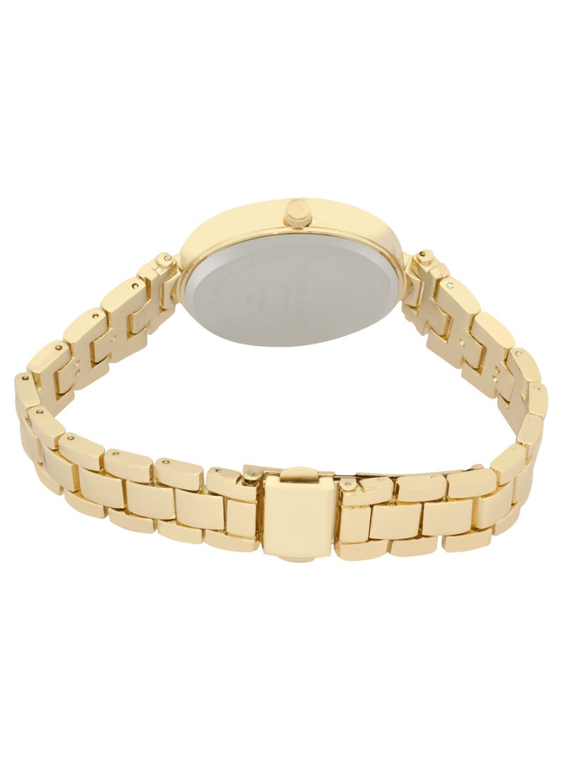 U.S. Polo Assn. Women's Quartz Analog gold plated watch and bracelet set  - Image 4