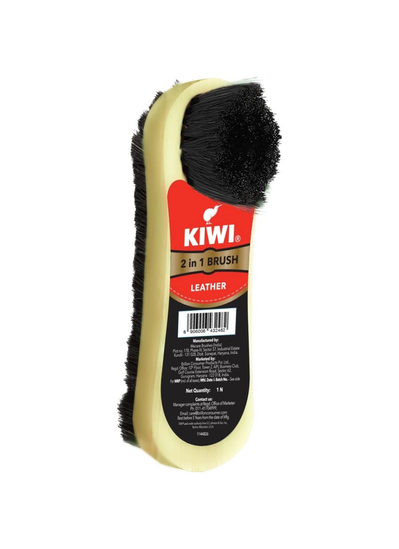 Kiwi 2 In 1 Brush Leather  - Image 1