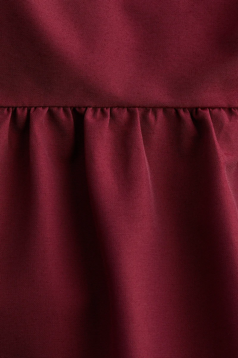 H&M Tie-detail peplum top