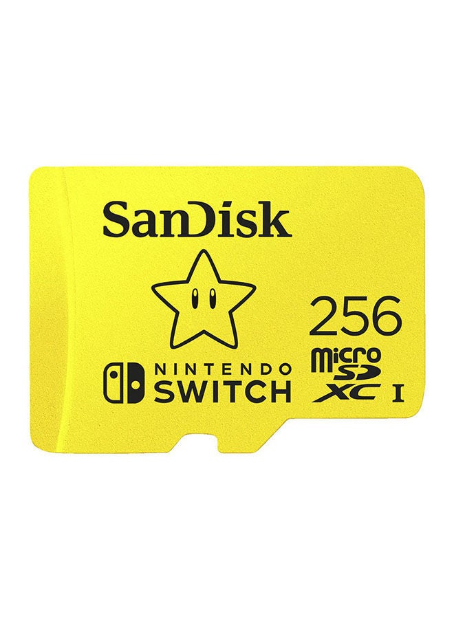sandisk MicroSDXC UHS-I card for Nintendo Switch -, 100MB/s read; 90MB/s write 256 GB SDSQXAO-256G-GN3ZN/GNCZN