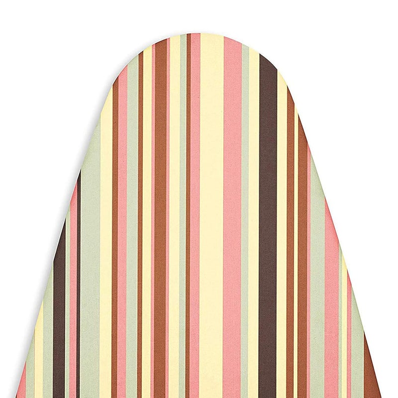Encasa XO Encasa XO Ironing Board Cover for Bathla XPress Ace Lite Boards with 4 mm Extra Thick Felt Pad Multistripe Heat Resistant Fabric Protective Insulation from Steam Press 109x38 cm - Image 1