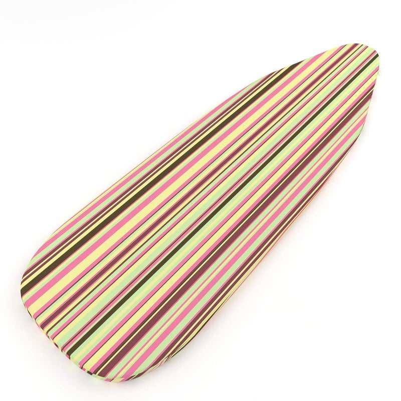 Encasa XO Encasa XO Ironing Board Cover for Bathla XPress Ace Lite Boards with 4 mm Extra Thick Felt Pad Multistripe Heat Resistant Fabric Protective Insulation from Steam Press 109x38 cm - Image 2