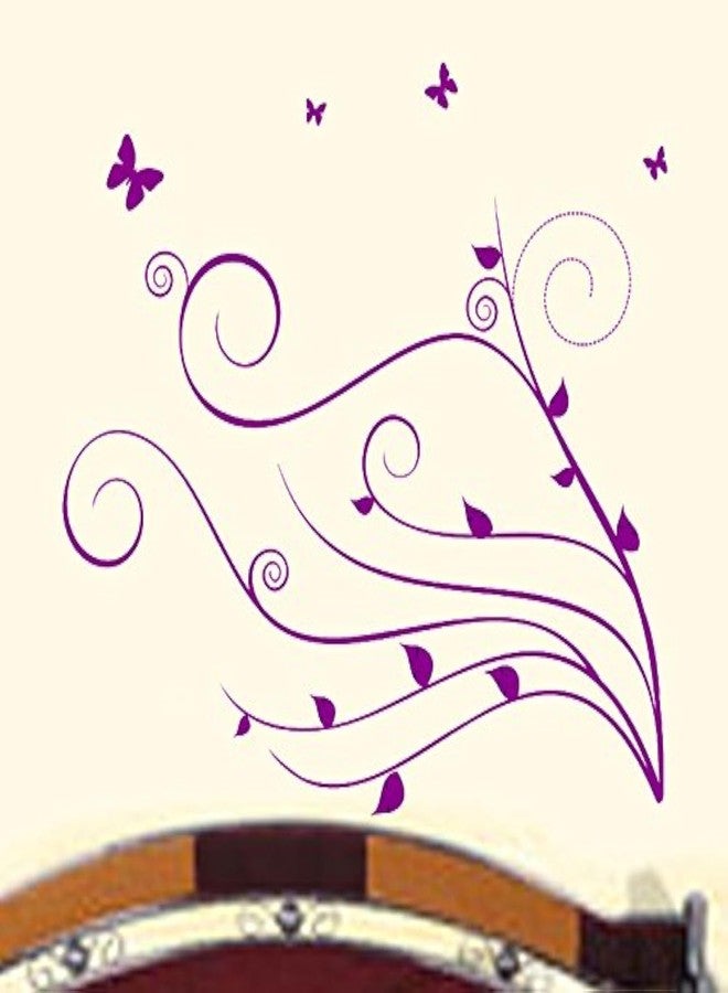 Decals Design 'Windy Vine' Wall Sticker (PVC Vinyl, 60 cm x 90 cm) - Image 1