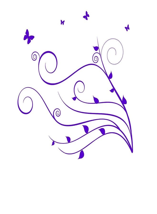 Decals Design 'Windy Vine' Wall Sticker (PVC Vinyl, 60 cm x 90 cm) - Image 4