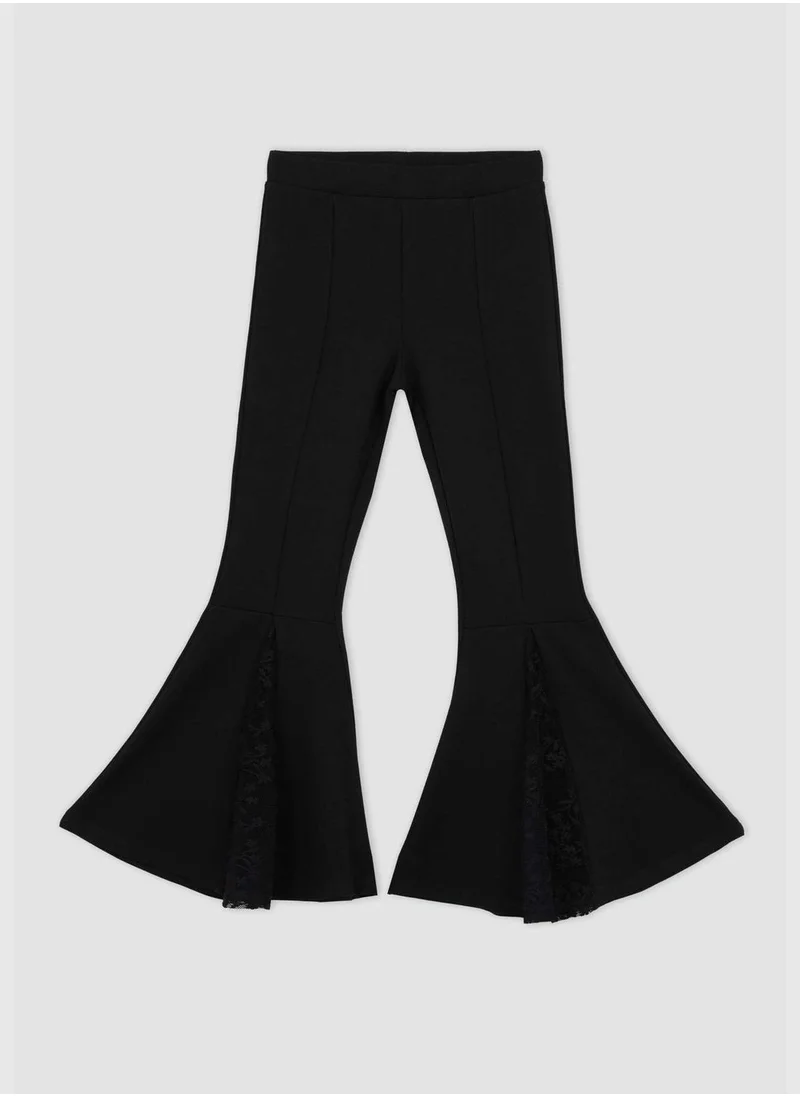 ديفاكتو Girl Flare Fit Knitted Trousers