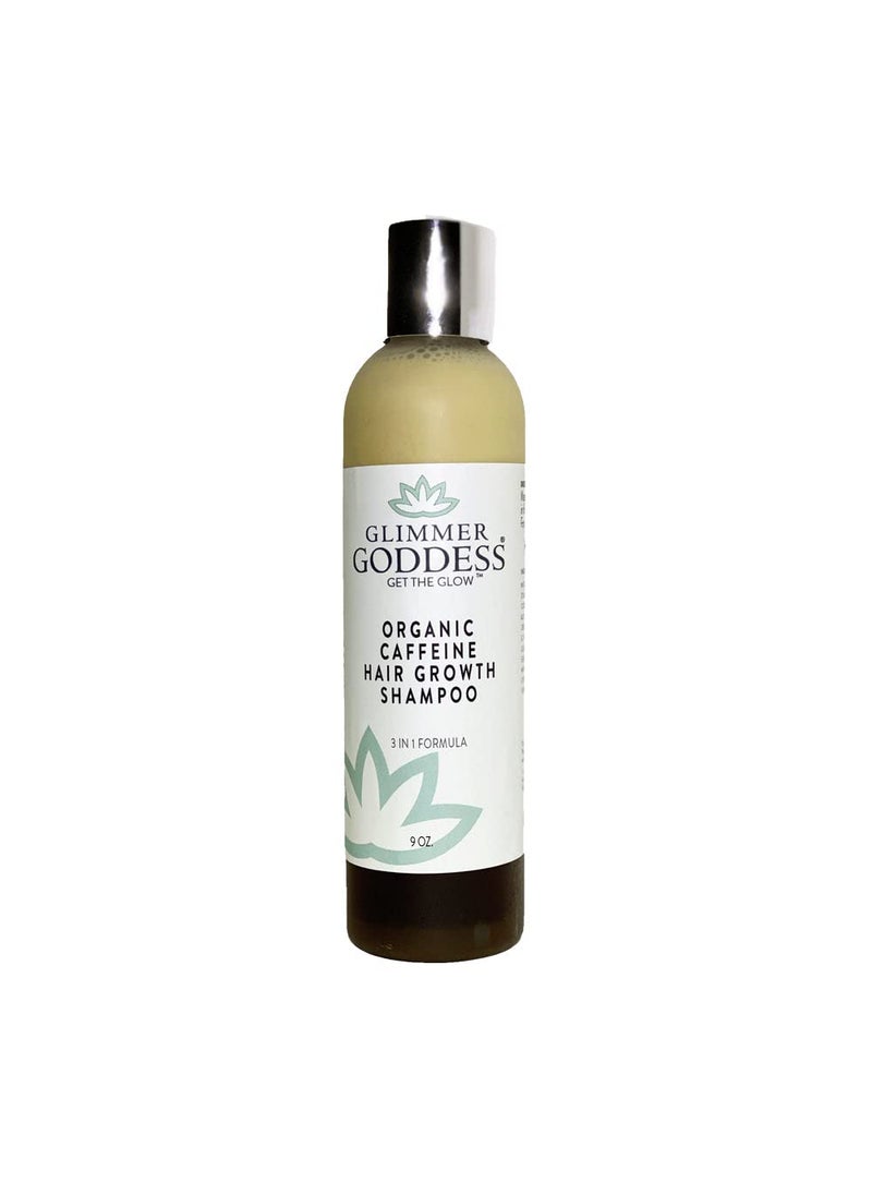 Simply Radiant Beauty - Glimmer Goddess Organic Caffeine Hair Growth Shampoo  Hair Loss Shampoo  Effective Solution for Hair Thinning and Hair Regrowth - Image 1
