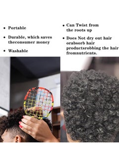 General Hair Twist Hair Brush |Curling Brush Set |Men's Curl Shaping Brush Set |Professional Twist Wave Hairdressing Tools for styling hair  - Image 4