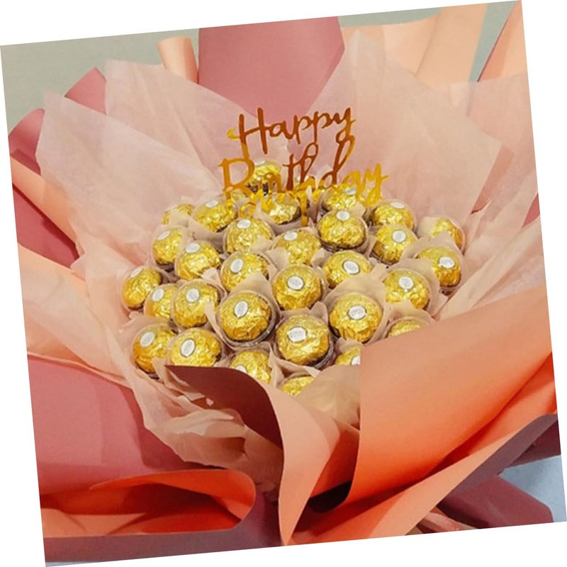 60 Pcs Plastic Chocolate Bouquet Holders Spherical Candy Boxes For Wedding Party Dessert Decoration - Image 3