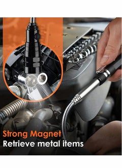 Excefore Tool Gifts for Men Dad Husband Telescoping Magnetic Pickup Tool Stocking Stuffers Gifts, Mechanic Magnet Unique Gadget Birthday  - Image 2
