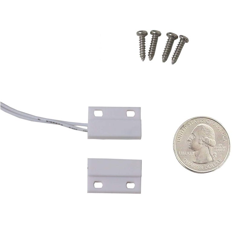 Awoco 12VDC Easy-Install Magnetic Switch for Magnetic Switch Controlled Air Curtains (White Color) - Image 1