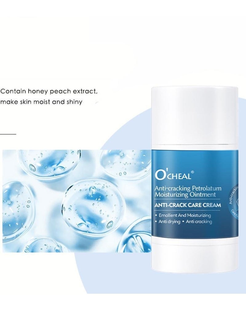 OCHEAL مرهم مرطب مضاد للتشققات ومضاد للجفاف وكريم للعناية بالتشققات للقدمين واليدين والشفتين وكريم إصلاح الجسم المتشقق وكريم الأقدام المتشققة لإصلاح وتنعيم البشرة ومرطب 40 جرام - Image 2