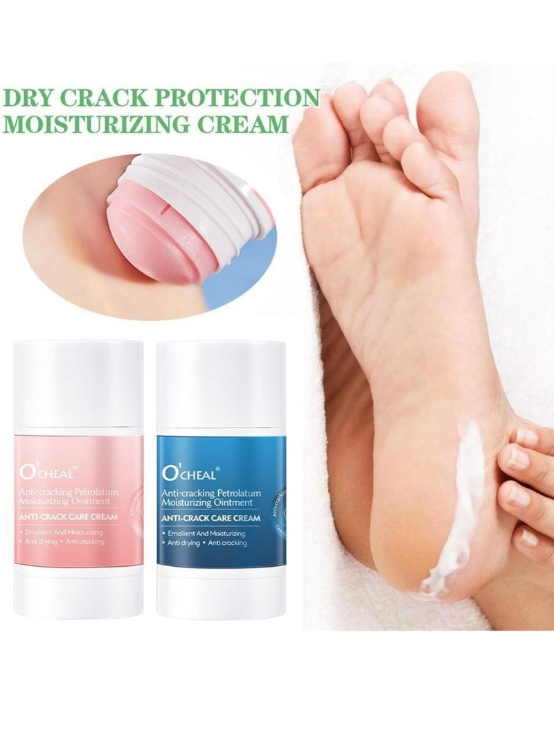 OCHEAL مرهم مرطب مضاد للتشققات ومضاد للجفاف وكريم للعناية بالتشققات للقدمين واليدين والشفتين وكريم إصلاح الجسم المتشقق وكريم الأقدام المتشققة لإصلاح وتنعيم البشرة ومرطب 40 جرام - Image 3