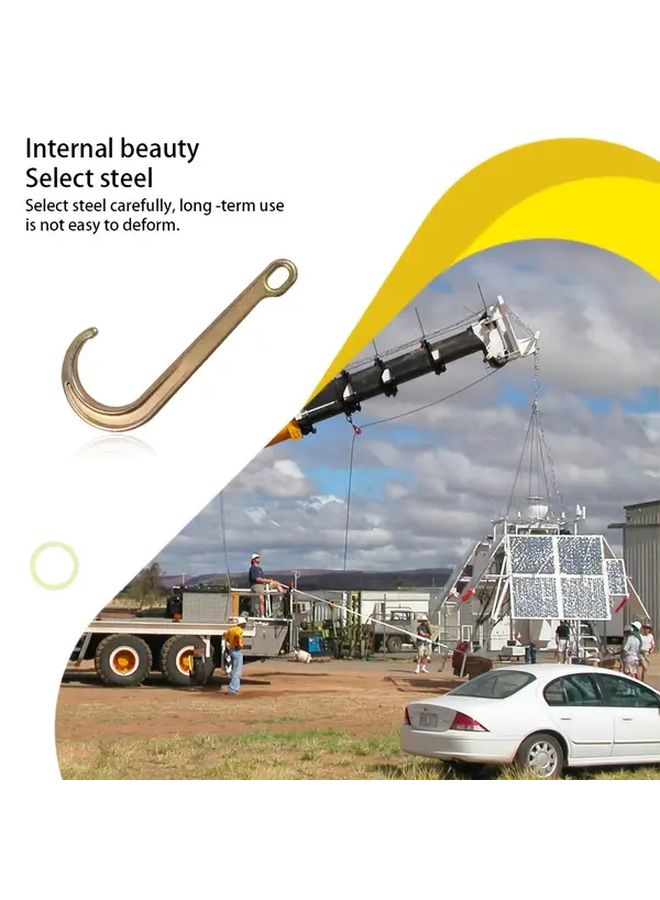 Tractor Hook 15 Inch Trailer Coupling Ring 14 57inch Long 5 29LB Safe Working Load - Image 5