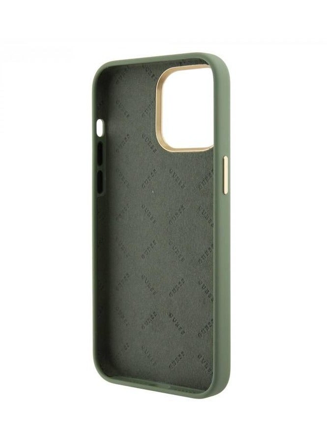 GUESS 15 Pro 6.1" Guess green hardcase Silicone Logo Strass 4G - Image 2