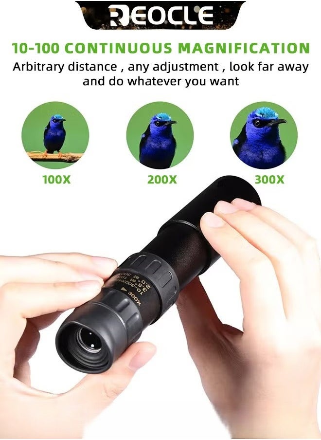 REOCLE Monocular Telescope High Definition Ultra Light Pocket Telescope High Powered Handheld Telescope Ideal Handheld Telescope for Adults and Kids  - Image 4