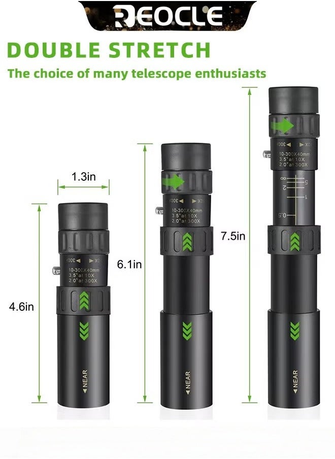 Monocular Telescope High Definition Ultra Light Pocket Telescope High Powered Handheld Telescope Ideal Handheld Telescope for Adults and Kids