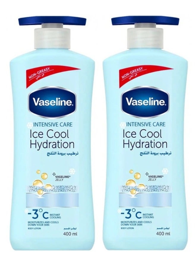Vaseline Intensive Care Body Lotion Ice Cool Hydration - 400ml - Image 1