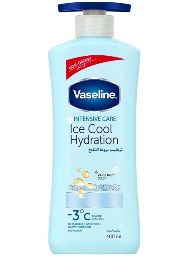 Vaseline Intensive Care Body Lotion Ice Cool Hydration - 400ml - Image 2