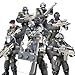 MEIEST SWAT Model Equipment Assembly Building Block Toys8 PCS City Police Action MiniFigures with Multiple Military Weapons AccessoriesParty Favors Set - Image 3