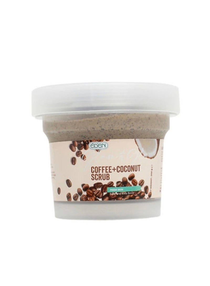 Eden Glam & Glo Coffee+Coconut Scrub 200Gm