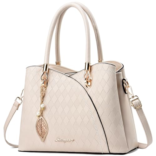 SiMYEER Satchel Purses and Handbags for Women Leather Crossbody Bags Shoulder Tote Bags - Image 1