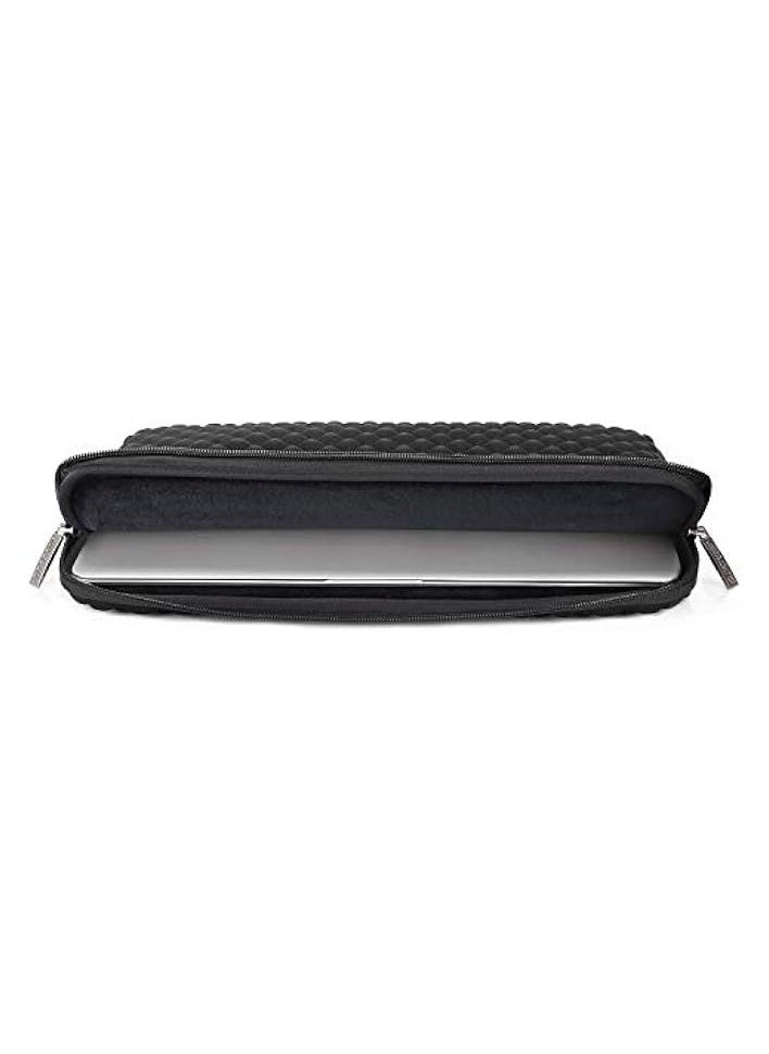 Mosiso - Laptop Sleeve Compatible with MacBook Pro 16 inch 2021 2022 M1 Pro/Max A2485/2019-2020 A2141/Pro Retina 15 A1398, 15-15.6 inch Computer, Diamond Foam Neoprene Bag with Small Case, Black - Image 1