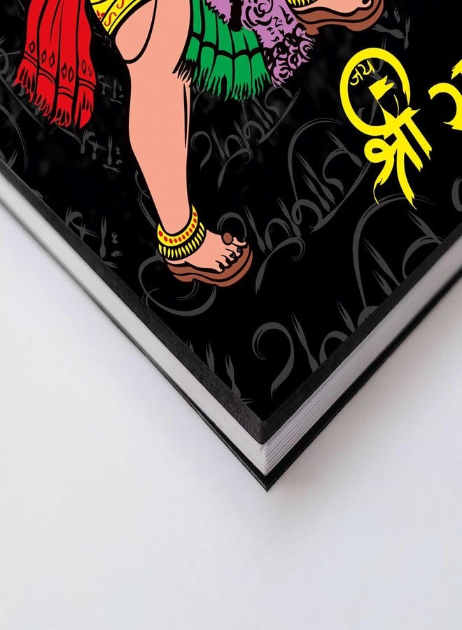 VPRINT QUALITY Hanuman ji hindu god gift items wooden stylish notebook diary unique design for women & men Size A5 - Image 2